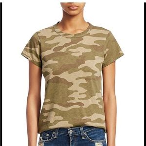 Rag & Bone Green Camo Tee
